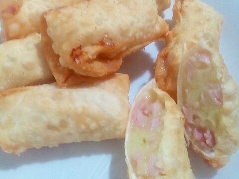 餃子の皮で ベーコンポテトチーズ春巻き レシピ 作り方 By さとmin 楽天レシピ 餃子の皮で ベーコンポテトチーズ春巻き レシピ 作り方 By さとmin 楽天レシピ